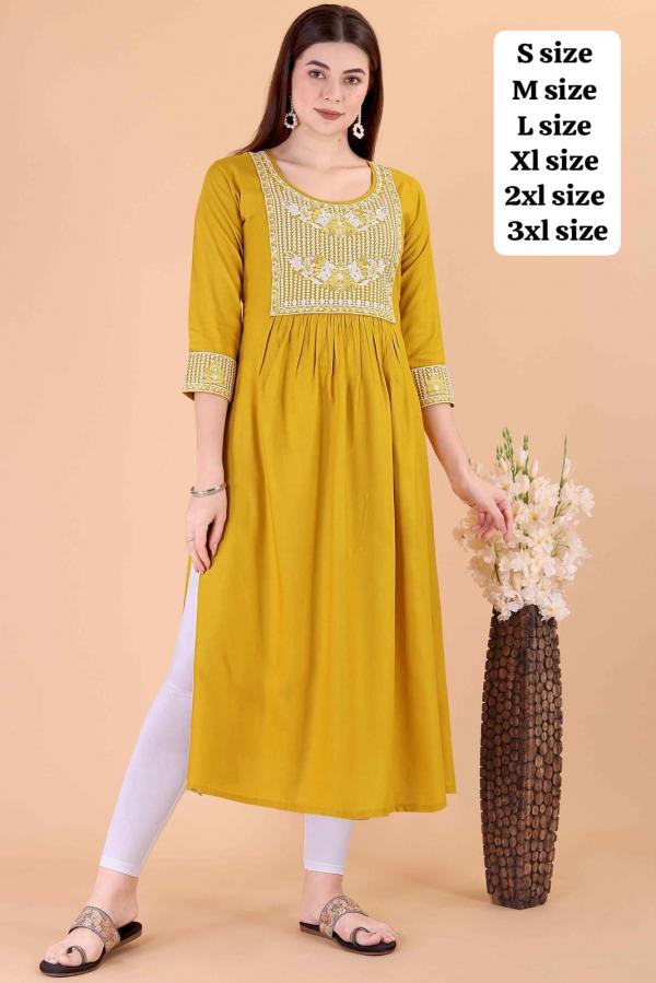 9star Hitika Vol 4 Fancy Rayon Kurtis Collection